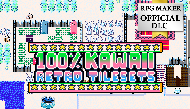 100% Kawaii Retro Tilesets - RPG Maker MZ
