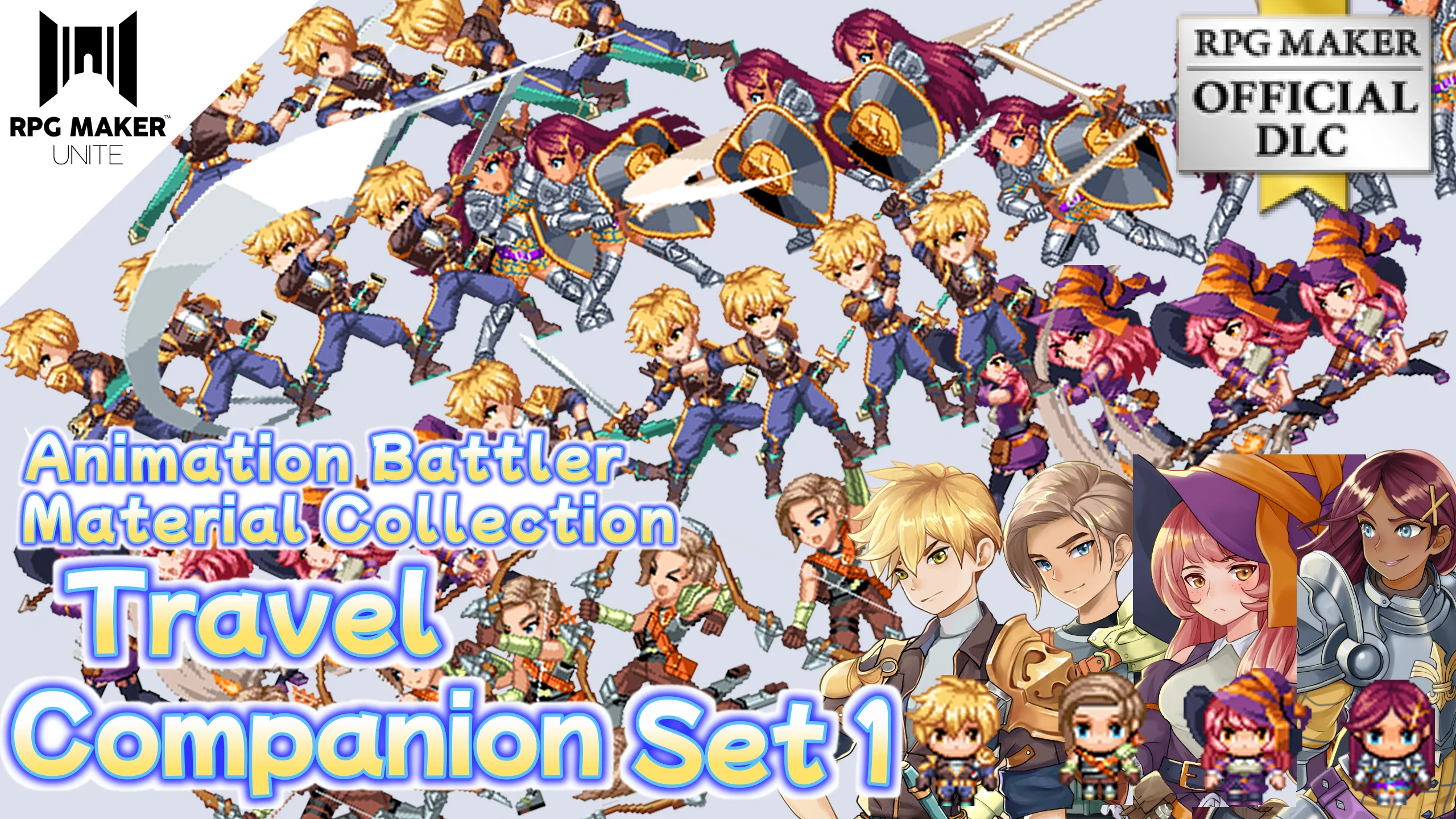 Animation Battler Material Collection Travel Companion Set 1 - RPG MAKER UNITE