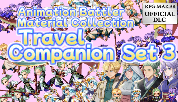 Animation Battler Material Collection Travel Companion Set 3 - RPG MAKER UNITE