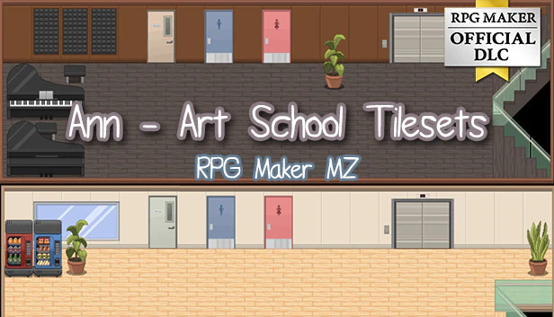 Ann – Art School Tilesets - RPG Maker MZ