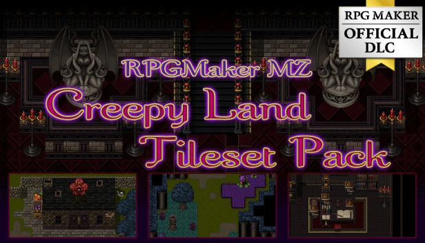 Creepy Land Tileset Pack - RPG Maker MZ