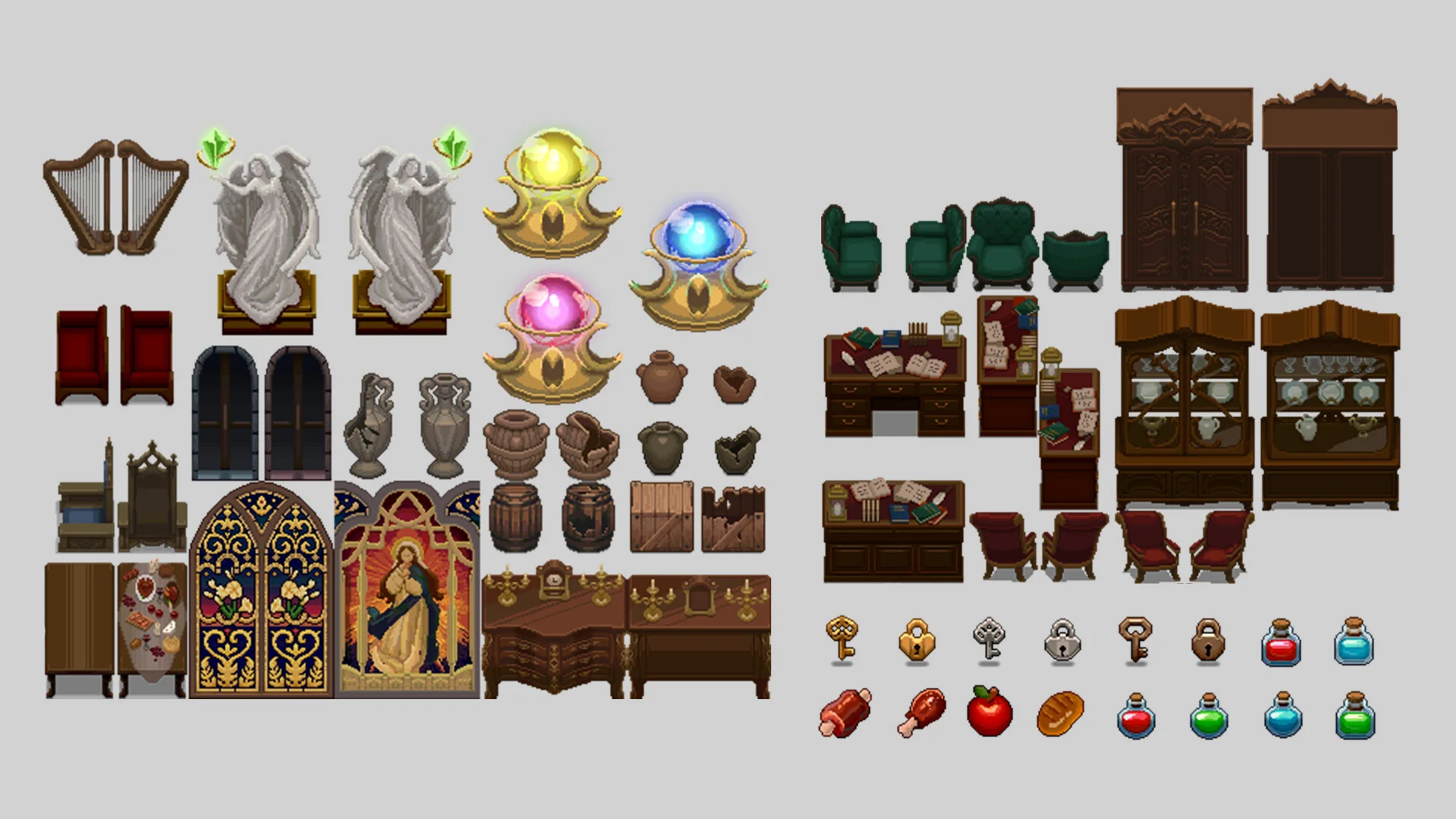 Dark Castle  Assets Top View Ver - RPG Maker MZ - Image 6