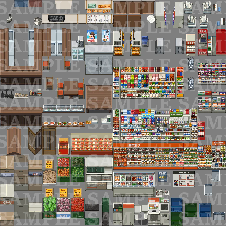 DorapixelMapChips / Modern JP Interiors - RPG Maker MZ - Image 7