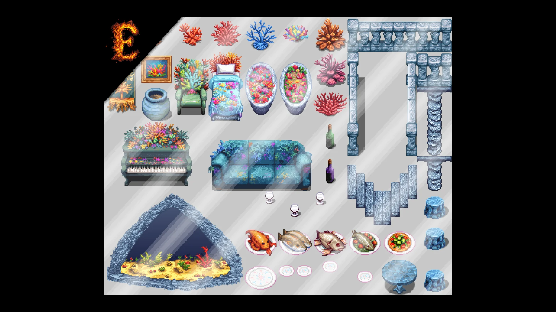 Emberatix - Coral Theme Tileset  - RPG Maker MZ - Image 5