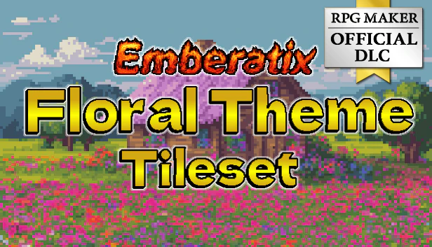 Emberatix Floral Theme Tileset - RPG Maker MZ