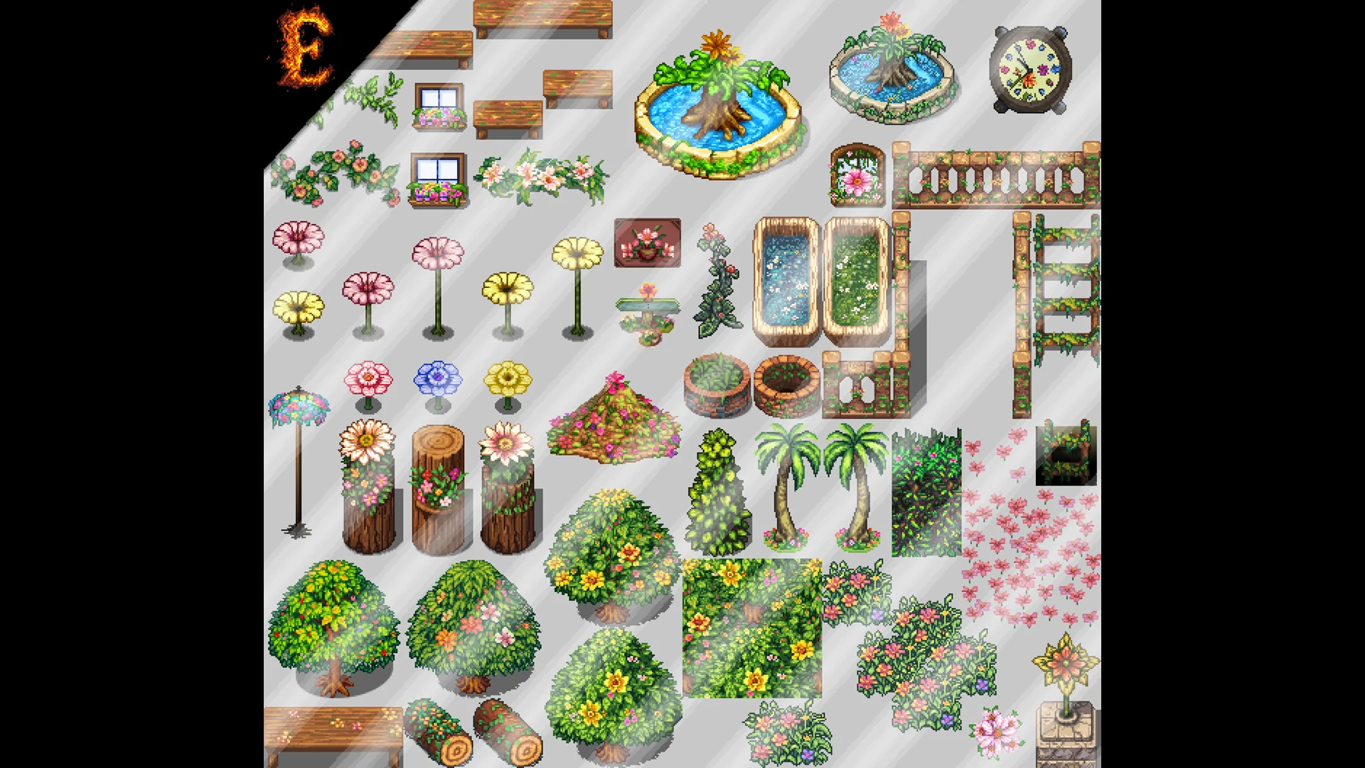 Emberatix Floral Theme Tileset - RPG Maker MZ - Image 6