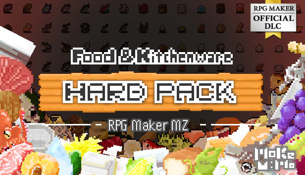 Food and Kitchenware Hard Pack - RPG Maker MZ