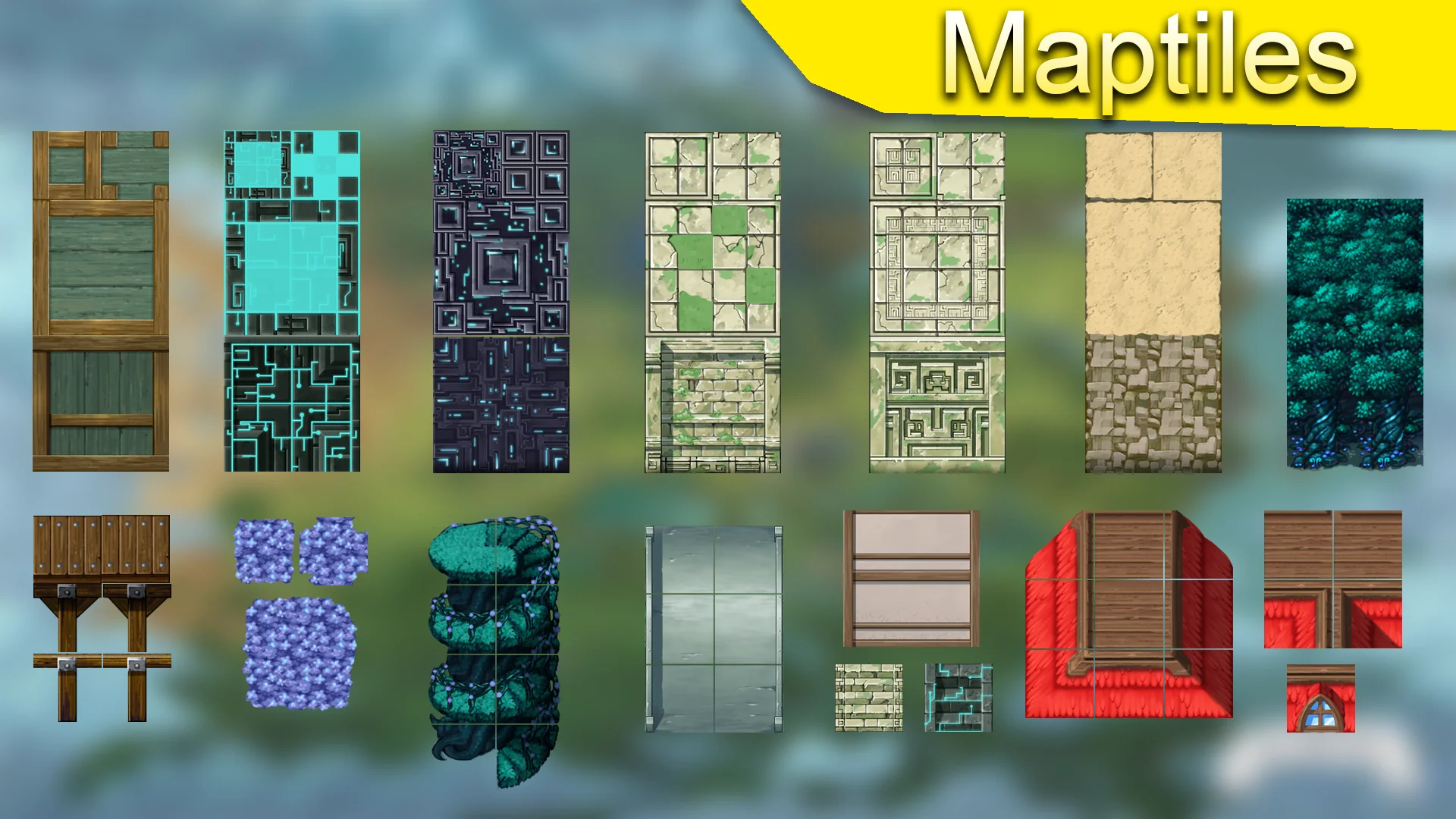 ISEKAI CREATORS 2D Top-down Maptiles and Map Objects Pack - RPG MAKER UNITE - Image 3