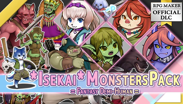 Isekai MonstersPACK  Fantasy Demi-Human - RPG Maker MZ