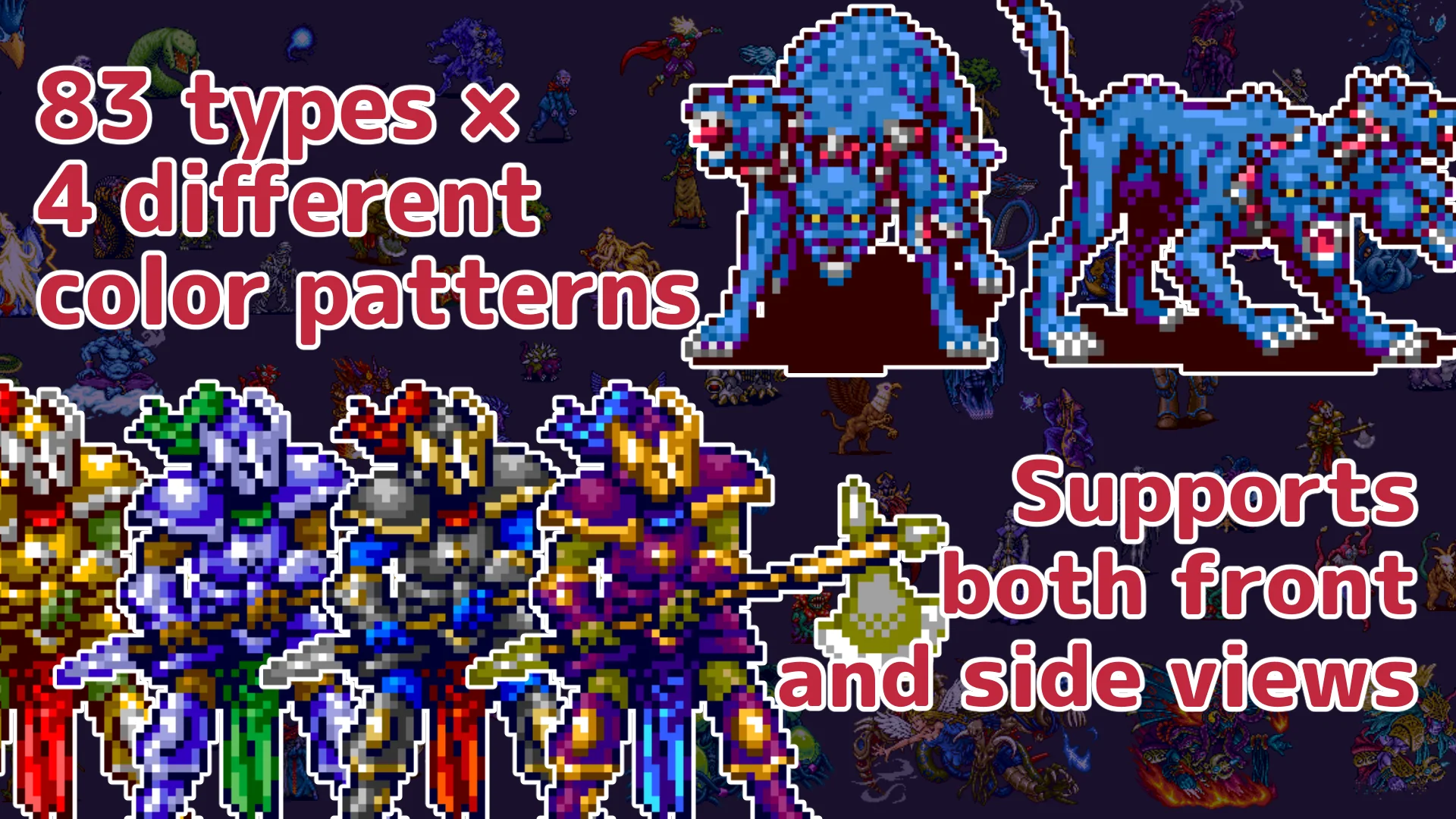 MEGA FANTASY Pixel Monster Pack - RPG Maker MZ - Image 2