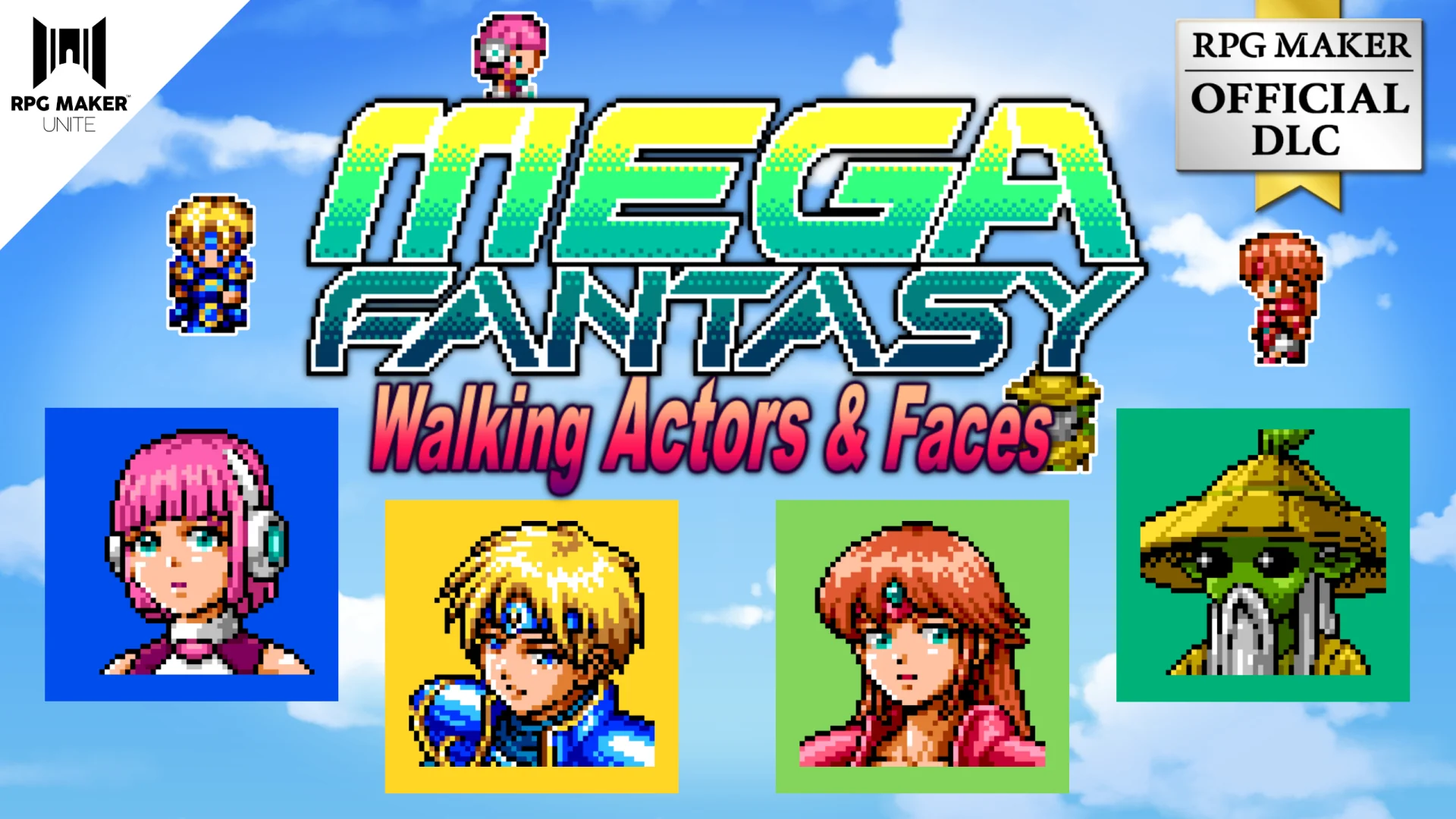 MEGA FANTASY Walking Actors and Faces - RPG MAKER UNITE