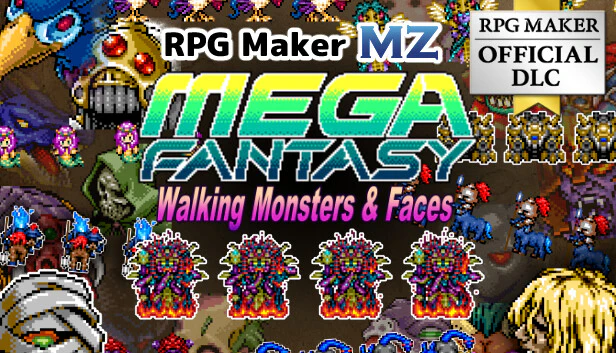 MEGA FANTASY Walking Monsters and Faces - RPG Maker MZ