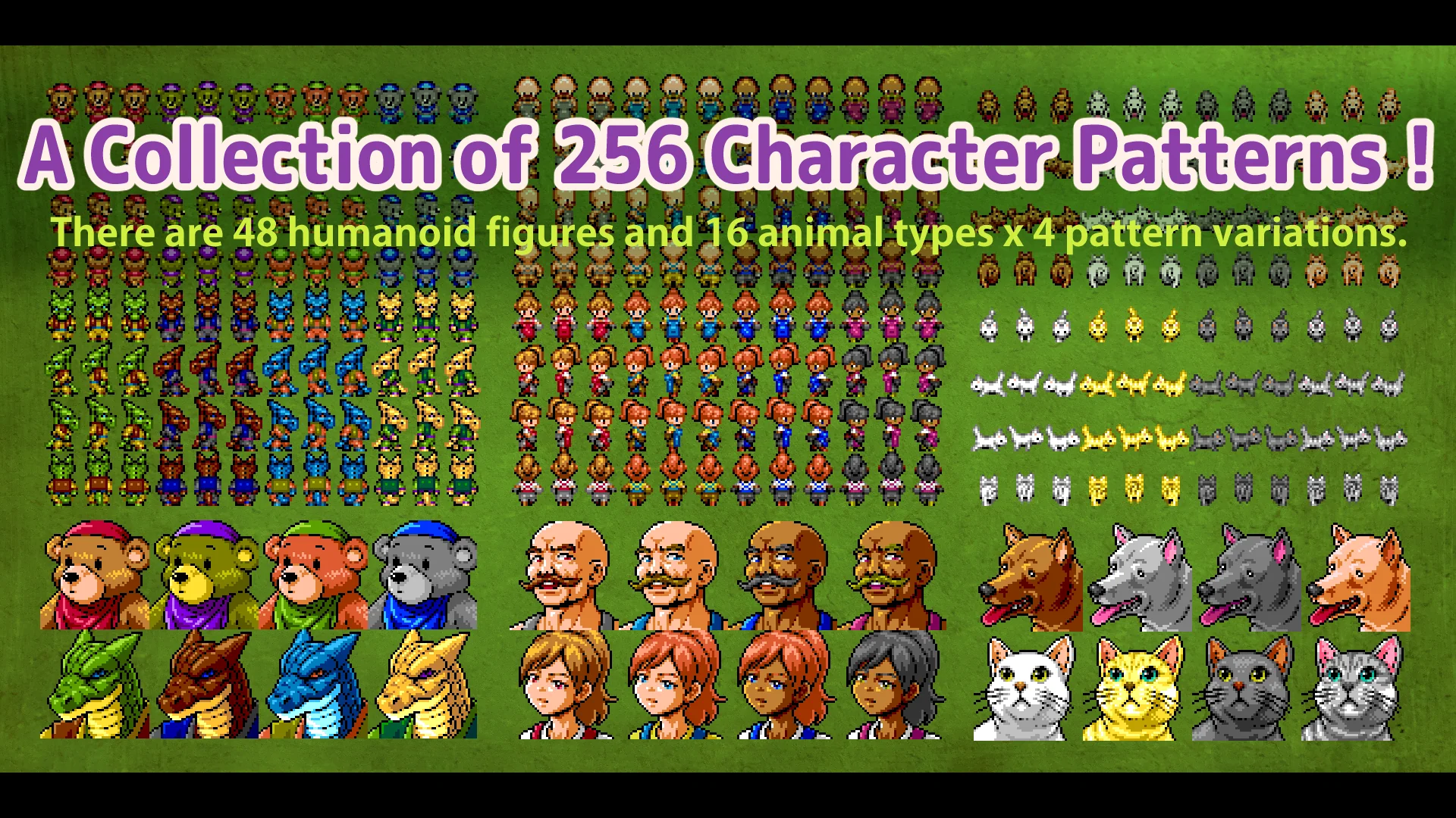 MEGA FANTASY Walking NPCs and Faces - RPG MAKER UNITE - Image 3