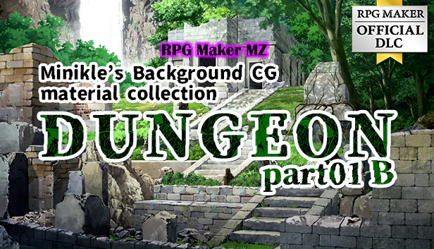 Minikle's Background CG Material Collection "Dungeon" part01 B - RPG Maker MZ