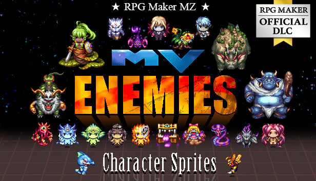 MV Enemies - character sprites - RPG Maker MZ