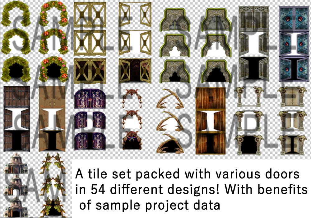 NATHUHARUCA Door Tilesets - RPG Maker MZ - Image 7