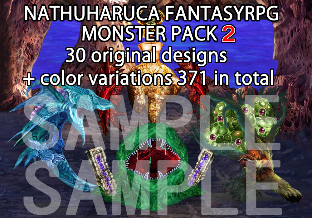NATHUHARUCA Fantasy RPG Monster Pack 2 - RPG Maker MZ - Image 3