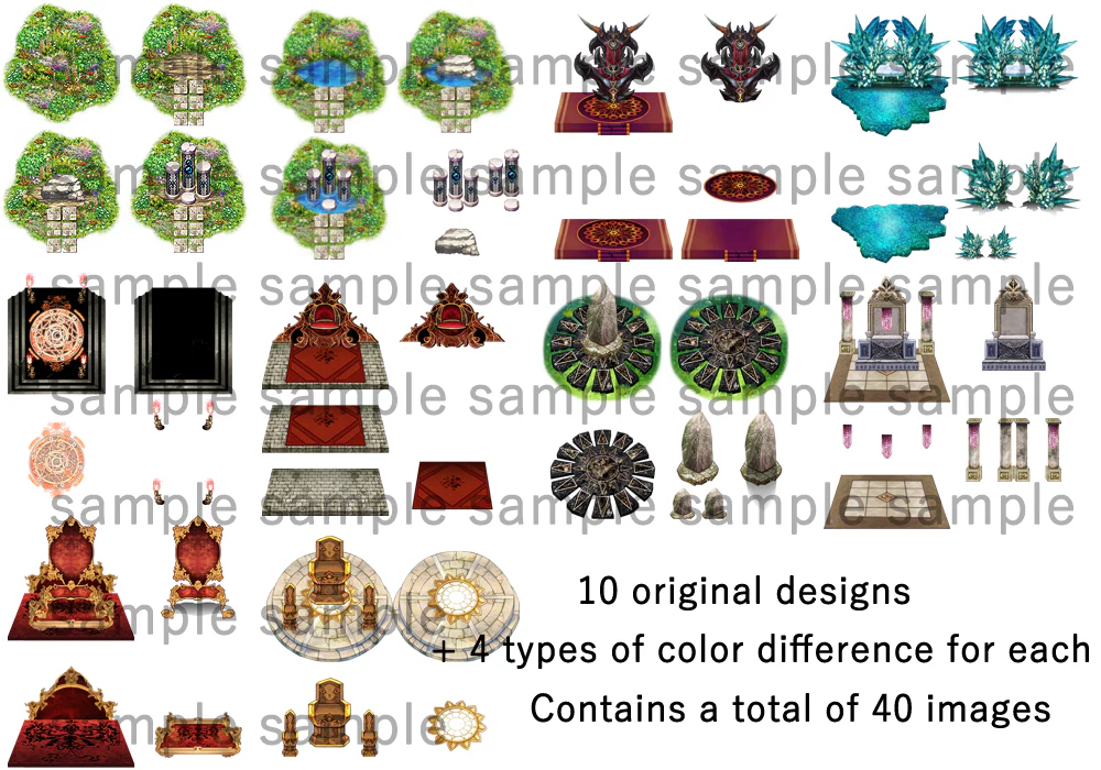NATHUHARUCA Throne Tilesets - RPG Maker MZ - Image 3