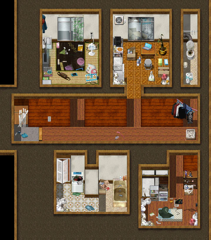 Never Ever Clean Up Tileset - RPG Maker MZ - Image 2