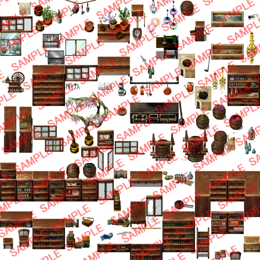 Never Ever Clean Up Tileset - RPG Maker MZ - Image 8