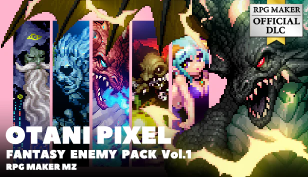 Otani Pixel Fantasy Enemy Pack Vol.1 - RPG Maker MZ