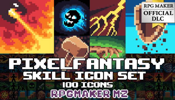Pixel Fantasy Skill Icon Set - RPG Maker MZ