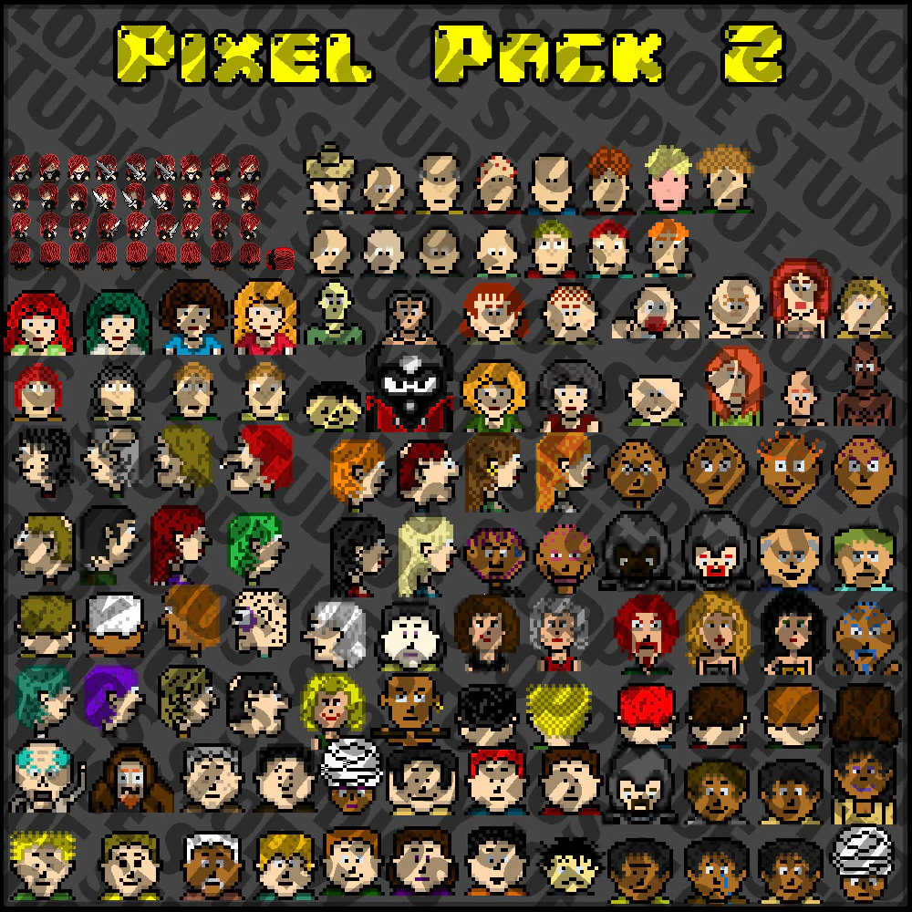 Pixel Pack 2 Characters - Faces - Sideview Enemies - RPG Maker MZ - Image 5