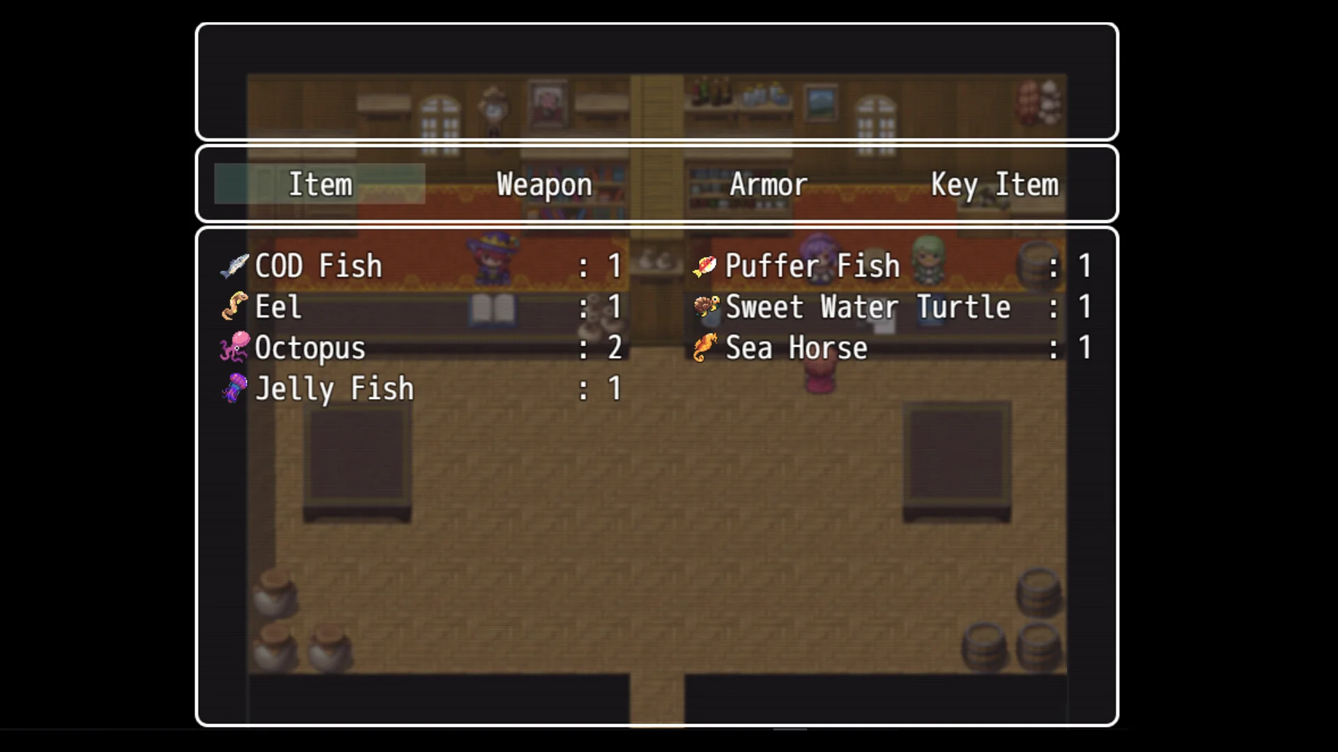 PIXELART FISH ICONS PACK - RPG Maker MZ - Image 3