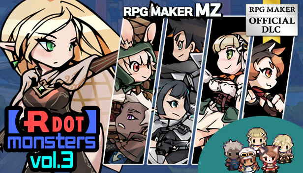 【Rdot】monsters vol.3 - RPG Maker MZ