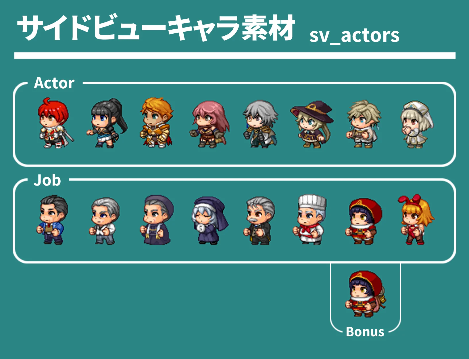 REFMAP Fantasy Character Pack 1 - RPG Maker MZ - Image 7