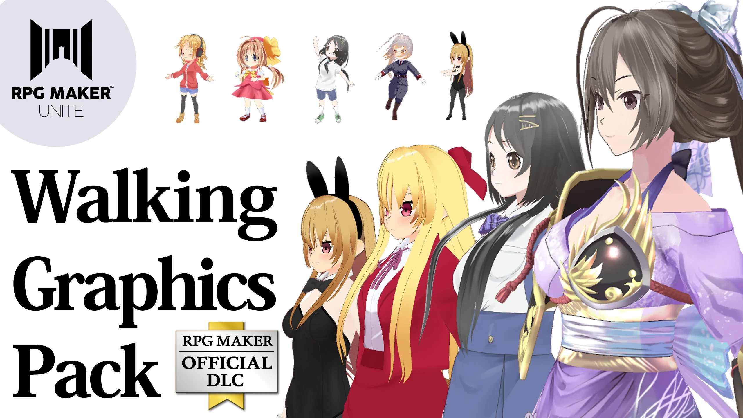 RPG MAKER UNITE Walking Graphics Pack - RPG MAKER UNITE