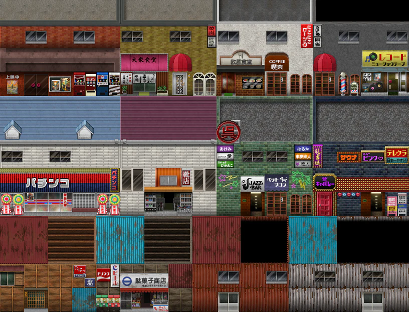 SERIALGAMES Living Good City Tileset - 80's Scene SET - RPG Maker MZ - Image 10