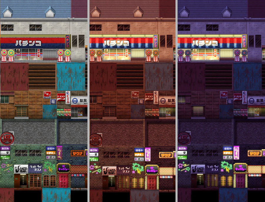 SERIALGAMES Living Good City Tileset - 80's Scene SET - RPG Maker MZ - Image 9