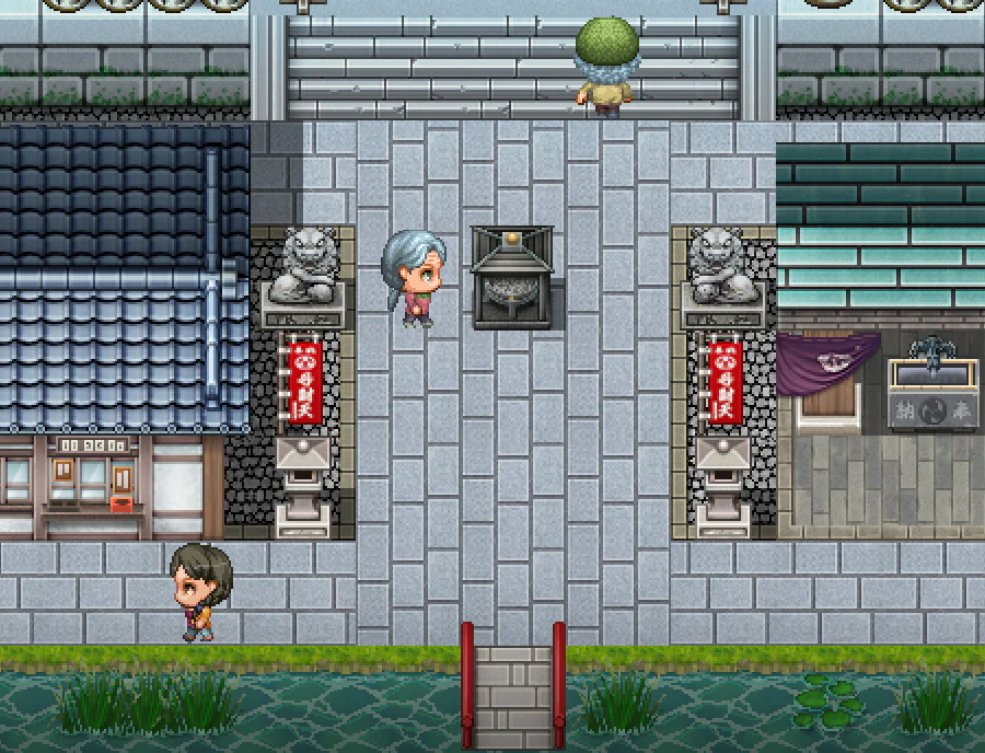 SERIALGAMES Living Good City Tileset - Shrine and Temples SET - RPG Maker MZ - Image 4