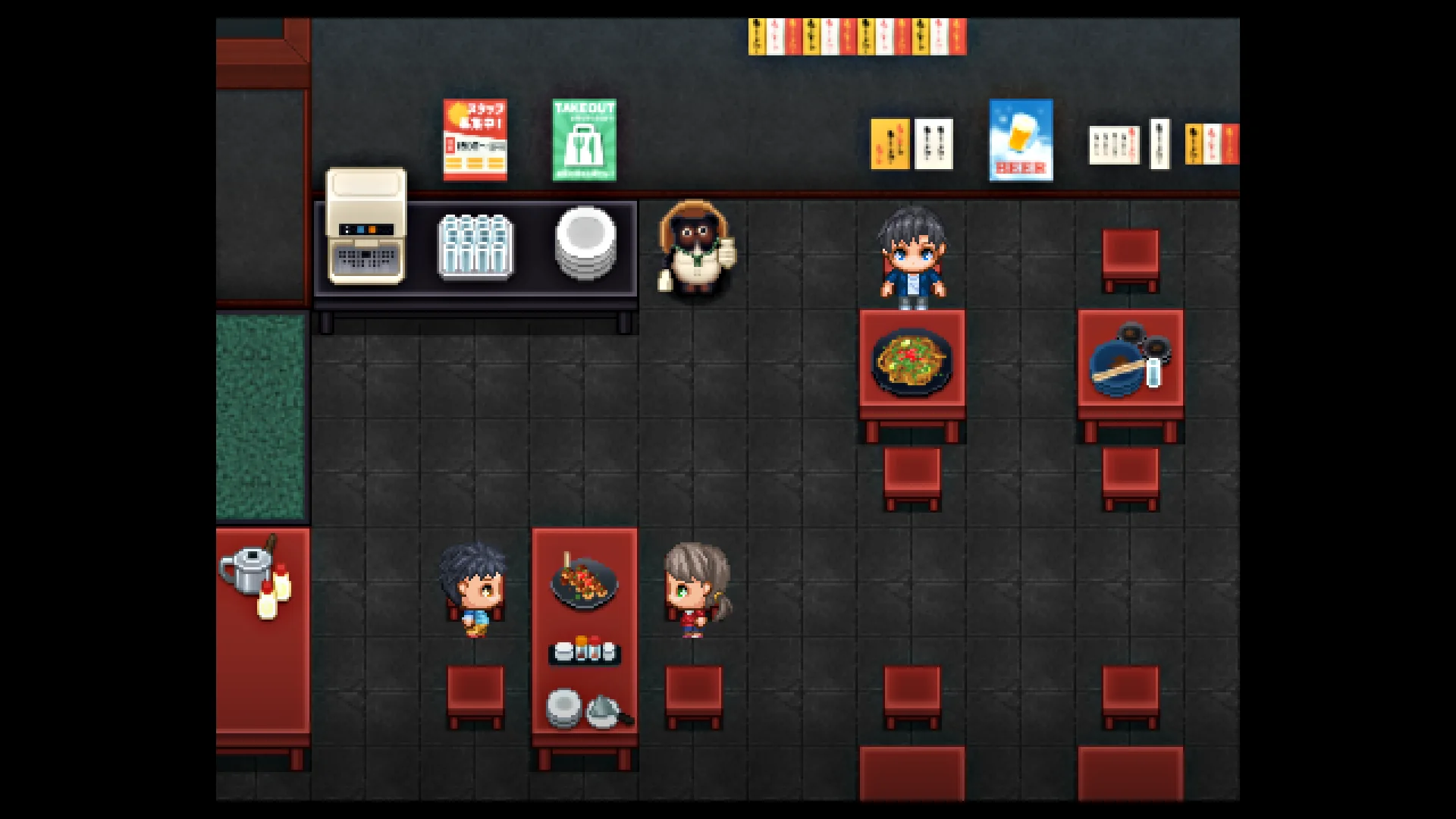 SERIALGAMES LivingGoodCity TILESET Japanese Restaurant SET - RPG Maker MZ - Image 3