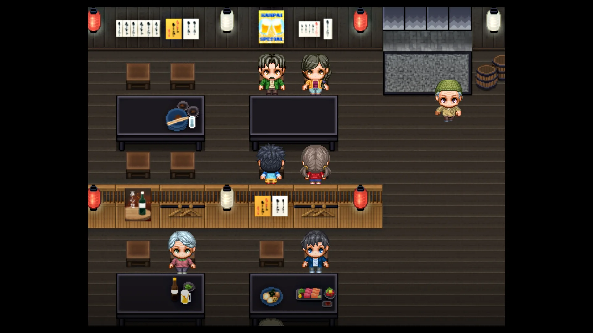 SERIALGAMES LivingGoodCity TILESET Japanese Restaurant SET - RPG Maker MZ - Image 7