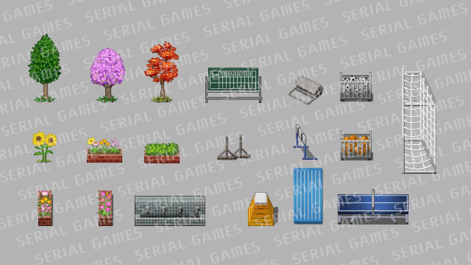 SERIALGAMES LivingGoodCity TILESET Japanese School - RPG Maker MZ - Image 11