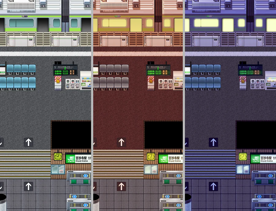 SERIALGAMES LivingGoodCity TILESET LocalStation SET - RPG Maker MZ - Image 12