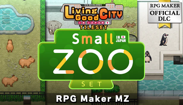 SERIALGAMES LivingGoodCity Tileset - Small Zoo Set - RPG Maker MZ