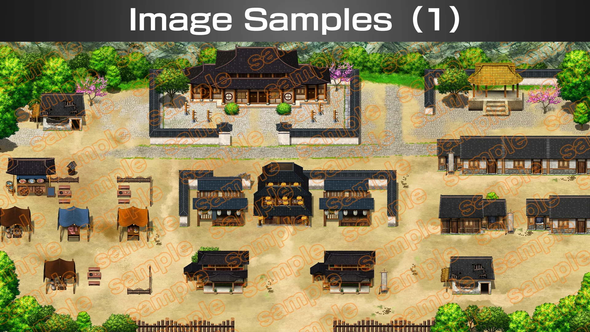 Single-picture map collection of materials1 Ancient city EZIL - RPG MAKER UNITE - Image 3
