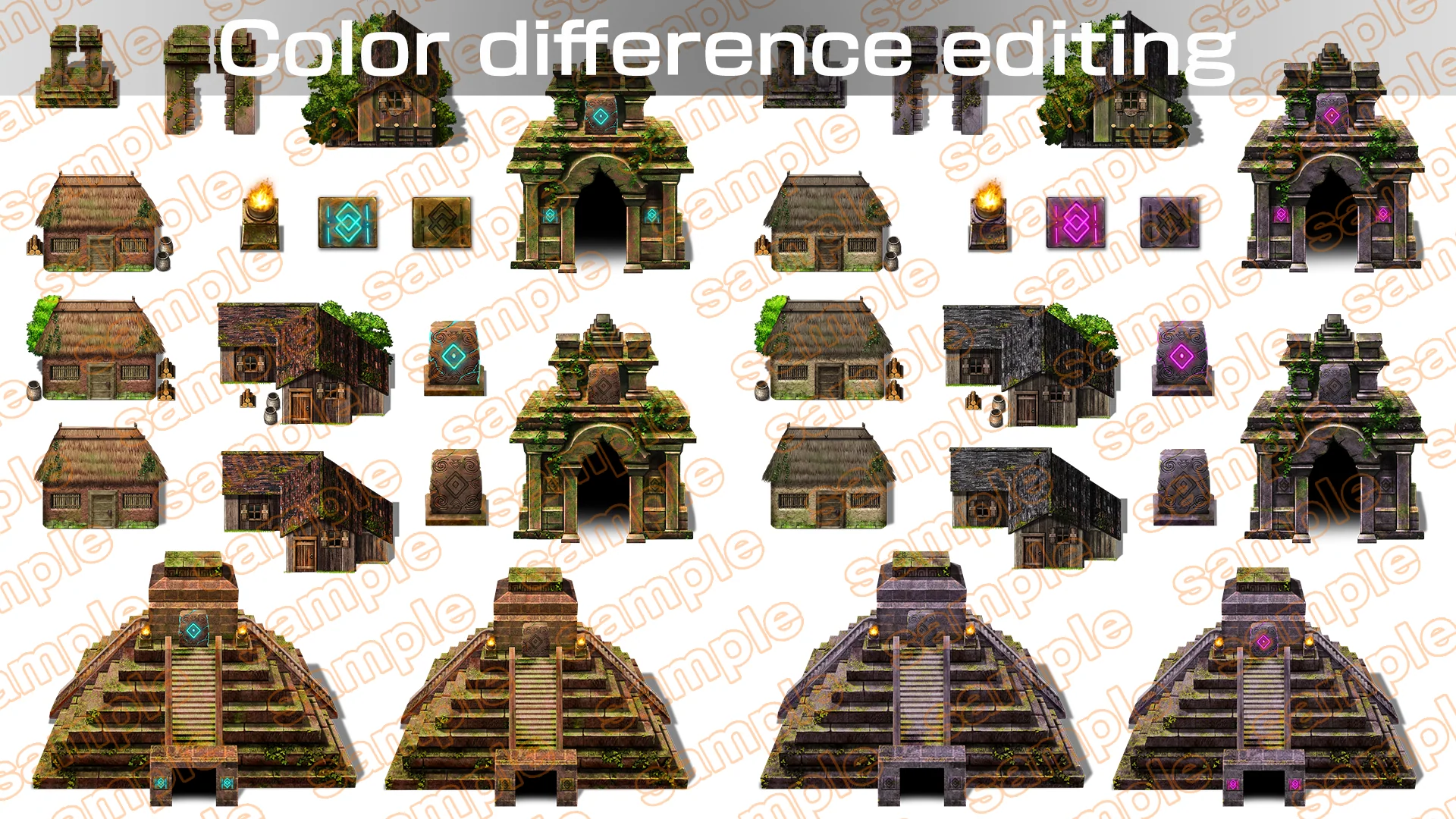 Single-picture map collection of materials3 Southern sea solitary island GOBA - RPG MAKER UNITE - Image 11