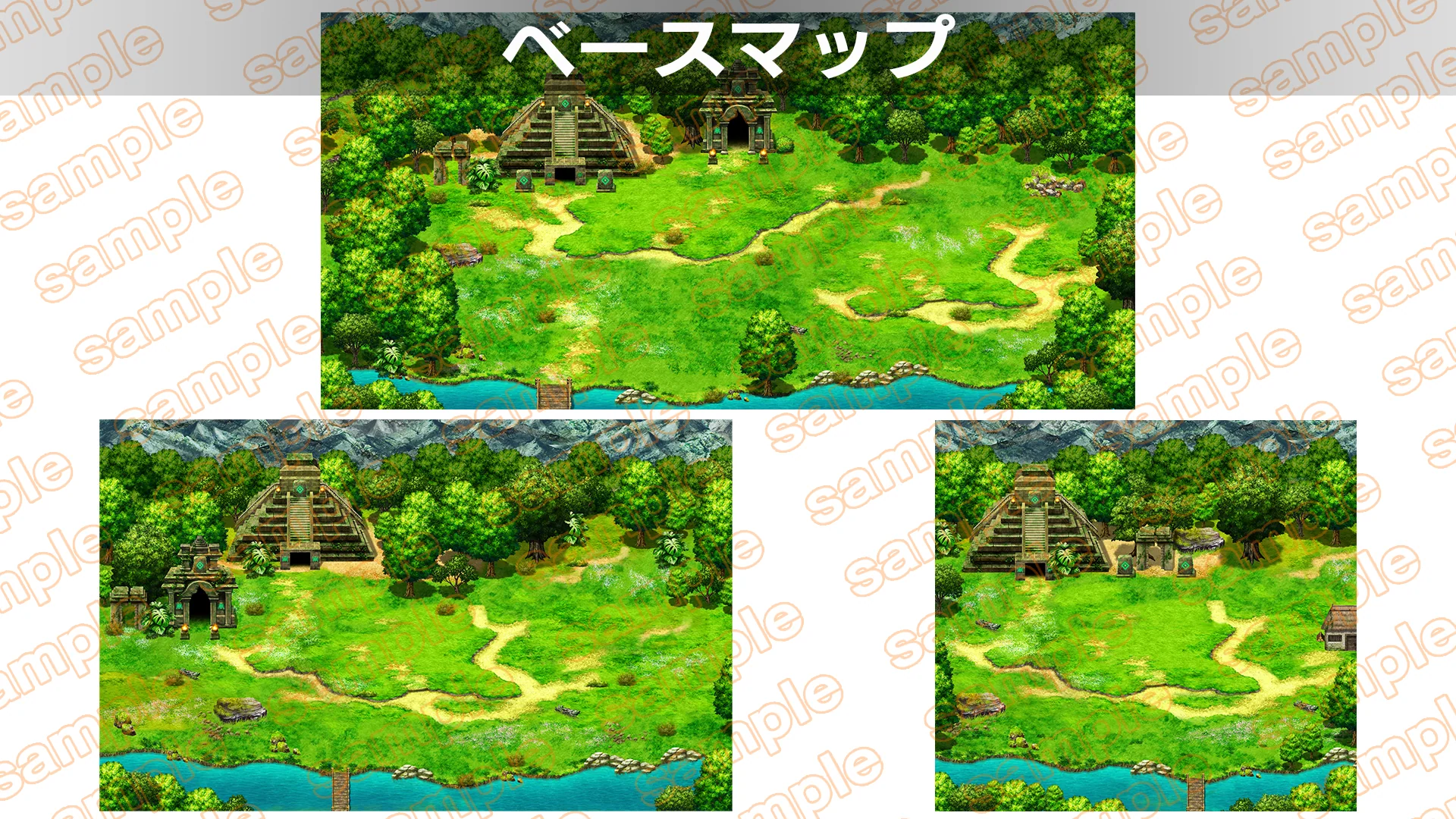 Single-picture map collection of materials3 Southern sea solitary island GOBA - RPG MAKER UNITE - Image 12