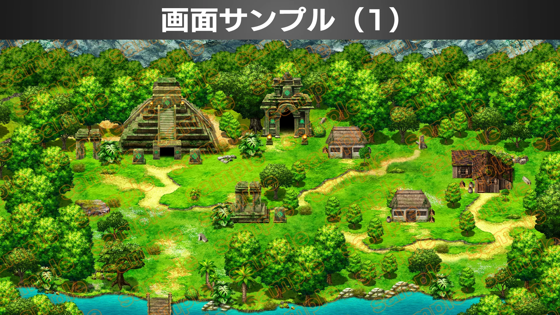 Single-picture map collection of materials3 Southern sea solitary island GOBA - RPG MAKER UNITE - Image 2