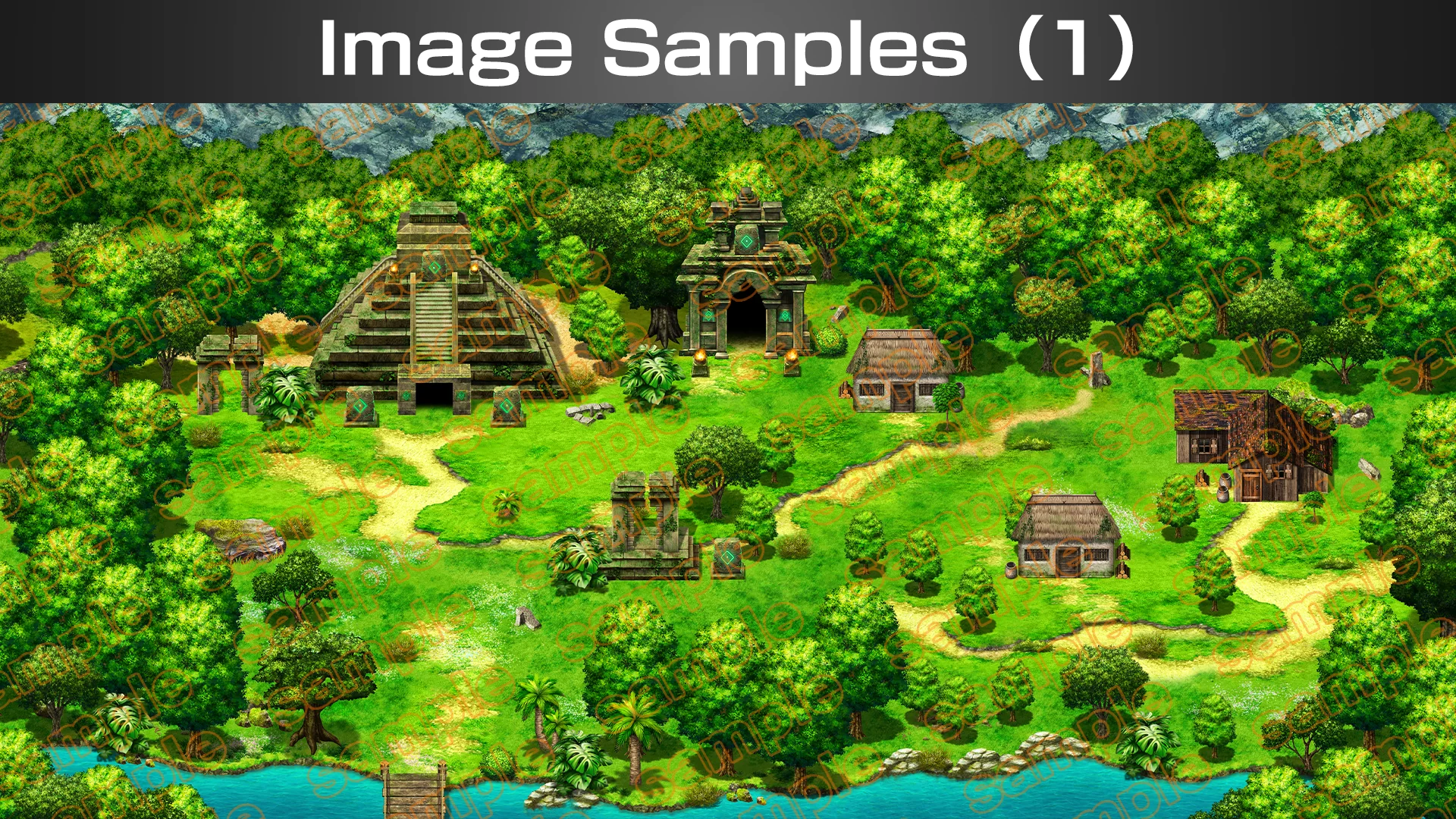 Single-picture map collection of materials3 Southern sea solitary island GOBA - RPG MAKER UNITE - Image 3
