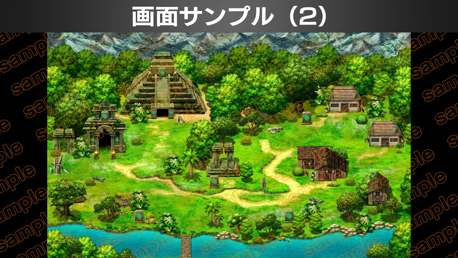 Single-picture map collection of materials3 Southern sea solitary island GOBA - RPG MAKER UNITE - Image 4