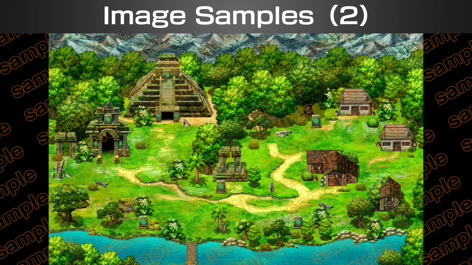 Single-picture map collection of materials3 Southern sea solitary island GOBA - RPG MAKER UNITE - Image 5