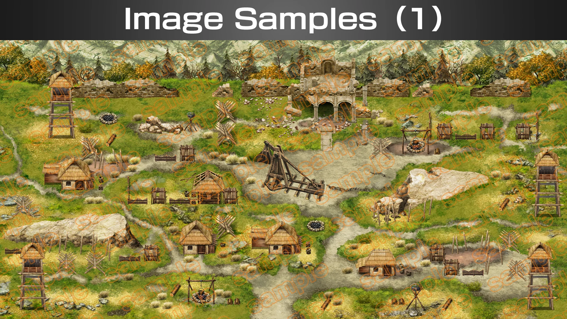 Single-picture map collection of materials4 Frontline defense base ORAD - RPG MAKER UNITE - Image 3