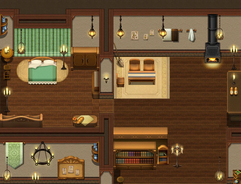 Useful Interior Tiles Modern and Fantasy - RPG Maker MZ - Image 3