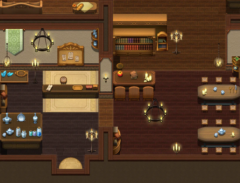 Useful Interior Tiles Modern and Fantasy - RPG Maker MZ - Image 4